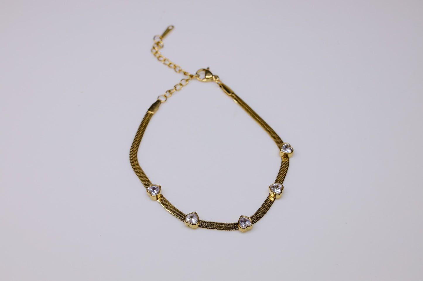 Heart Shine Armband – Goldene Herzensmomente #7110