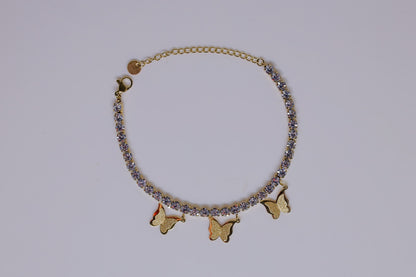 Butterfly Sparkle Armband – Funkelnde Eleganz #2223