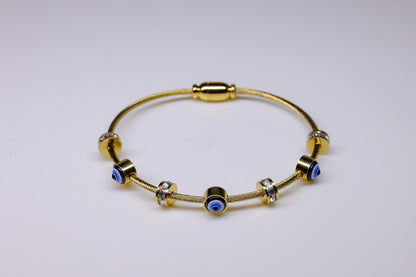 Golden Eye Armreif – Dein Schutzengel am Handgelenk #2430