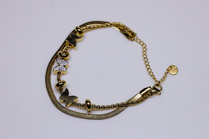 Butterfly Glow Armband – Verspielte Eleganz #3330