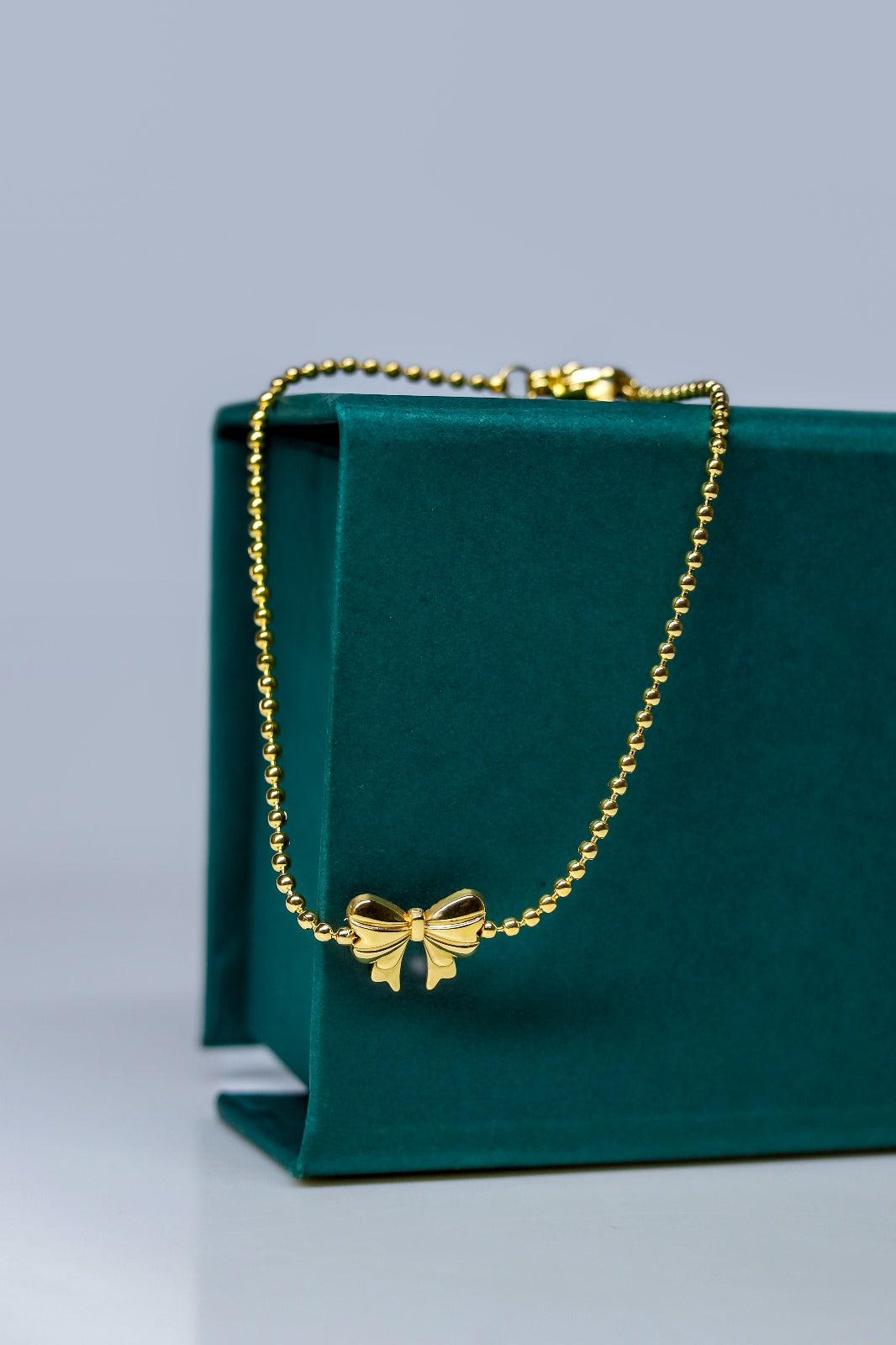 Golden Ribbon Armband – Eleganter Schleifenakzent #4324