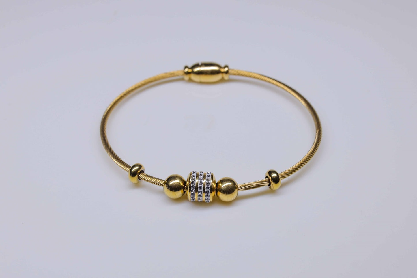 Golden Bead – Armreif mit Strass-Highlight #6120