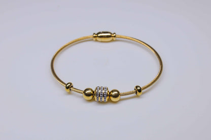 Golden Bead – Armreif mit Strass-Highlight #6120