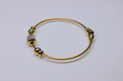 Golden Bead – Armreif mit Strass-Highlight #6120