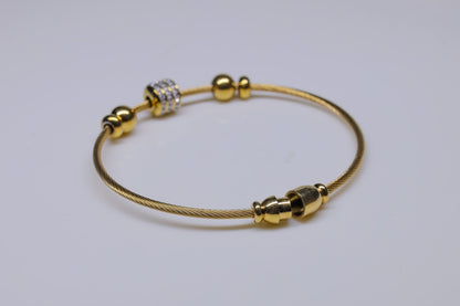 Golden Bead – Armreif mit Strass-Highlight #6120